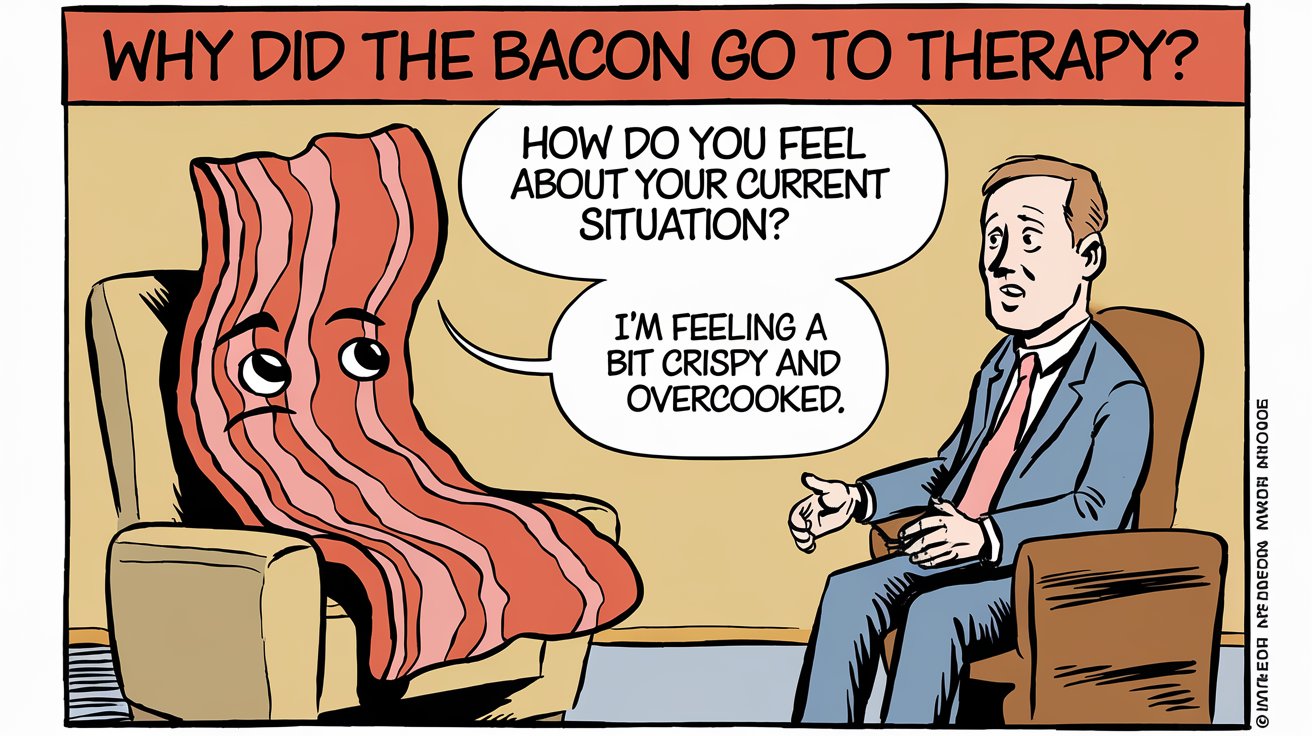 Bacon Puns And Jokes: A Crispy Comedy Extravaganza