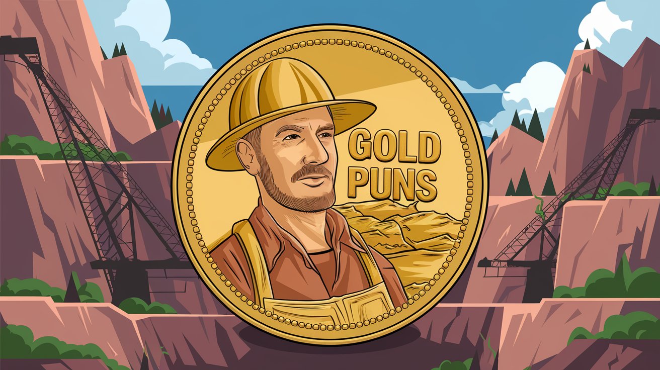 Funny Gold Puns And Jokes: Shining with Joy