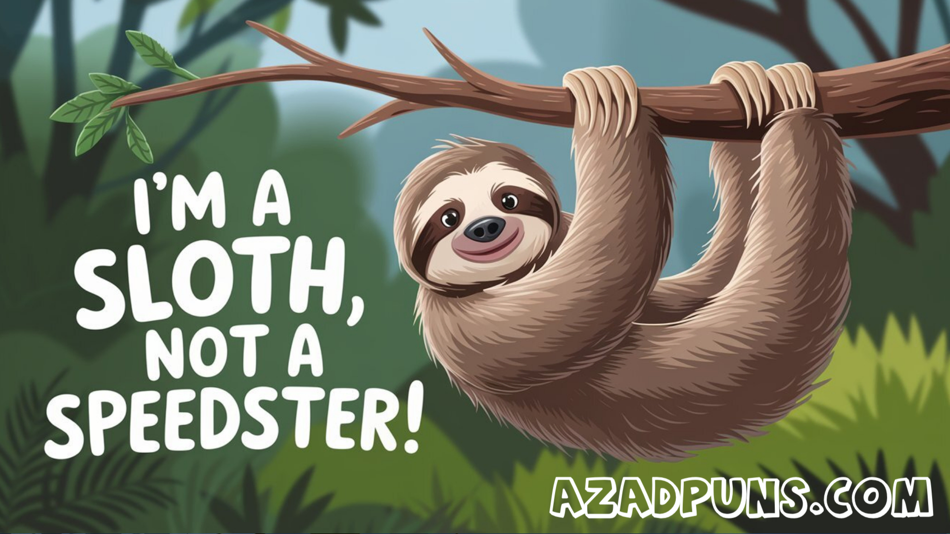 Sloth Puns, One Liners, Love, Cute, Funny, Etc.