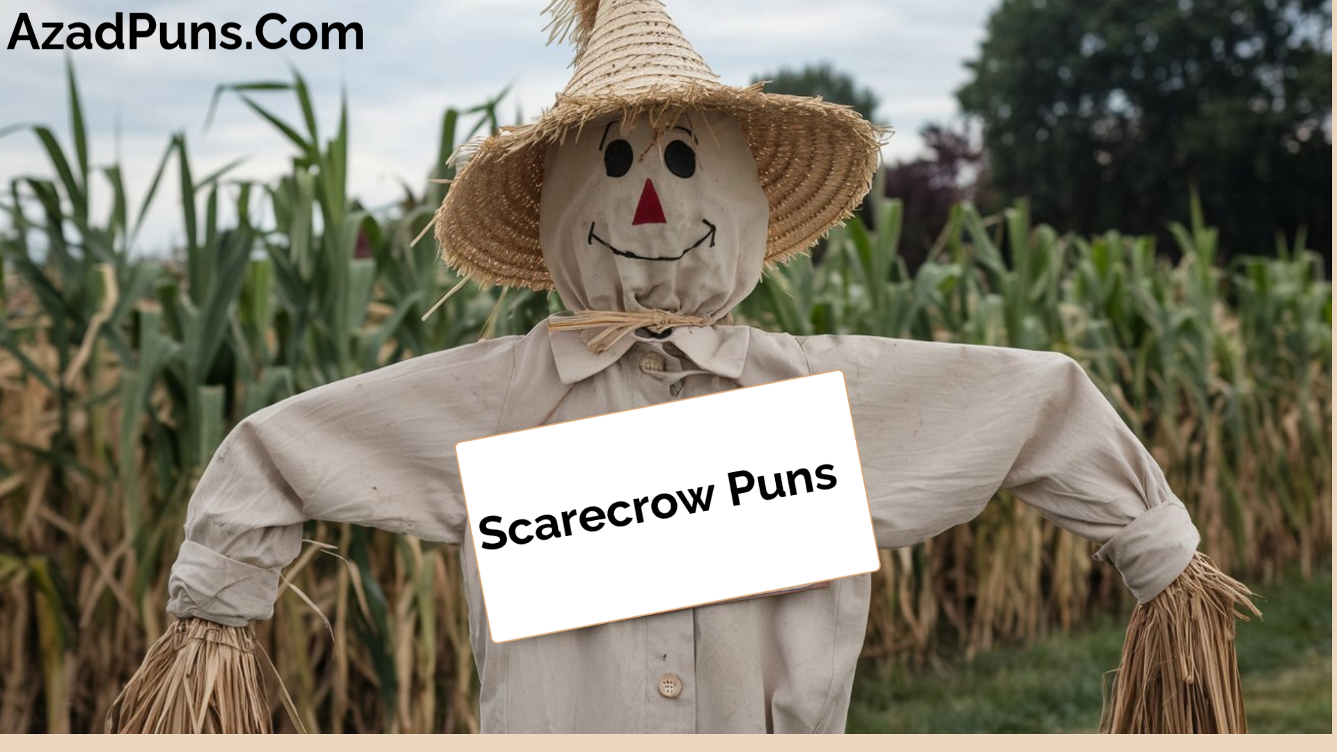 Scarecrow Puns to Leave You Cackling in the Cornfields