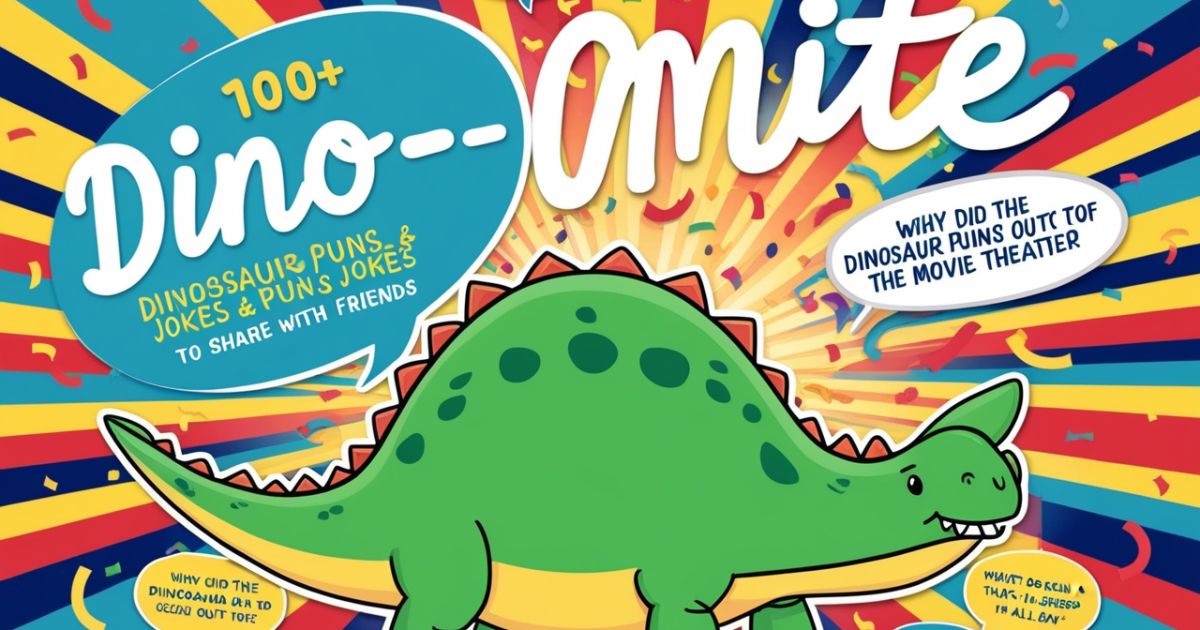 100+ Dino-mite Dinosaur Puns & Jokes to Share with Friends