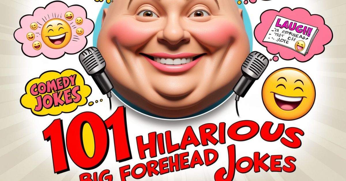 101 Hilarious Big Forehead Jokes To Make You Laugh