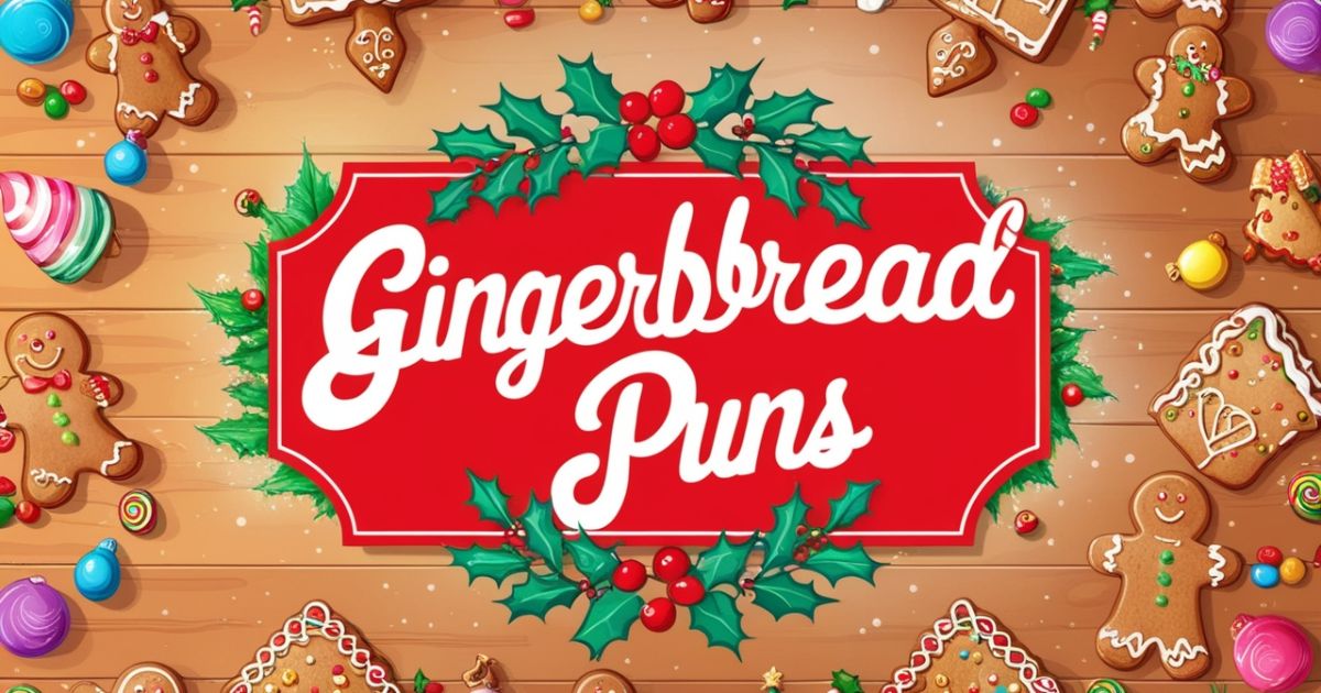 140+ Creative Gingerbread Puns For Holiday Projects, Greetings And Social Media