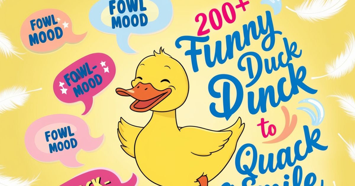 200+ Funny Duck Puns to Quack a Smile