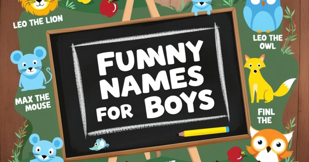 Animal-Inspired Funny Names for Boys