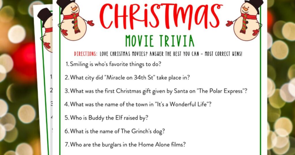 Christmas Movie Trivia
