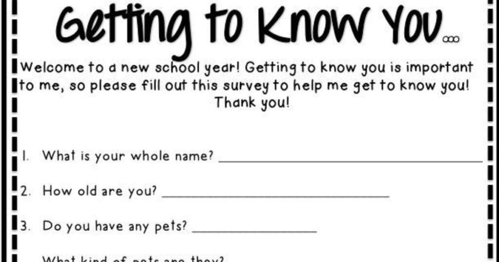Fun Get To Know You Questions To Find Common Ground