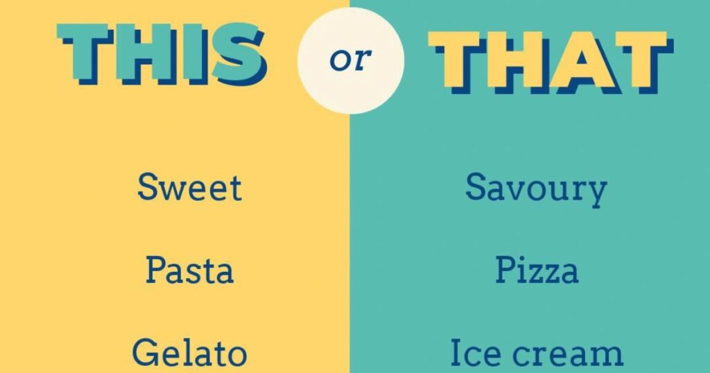 This or that questions for friends