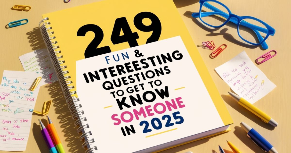 249 Fun & Interesting Questions To Get To Know Someone in 2025