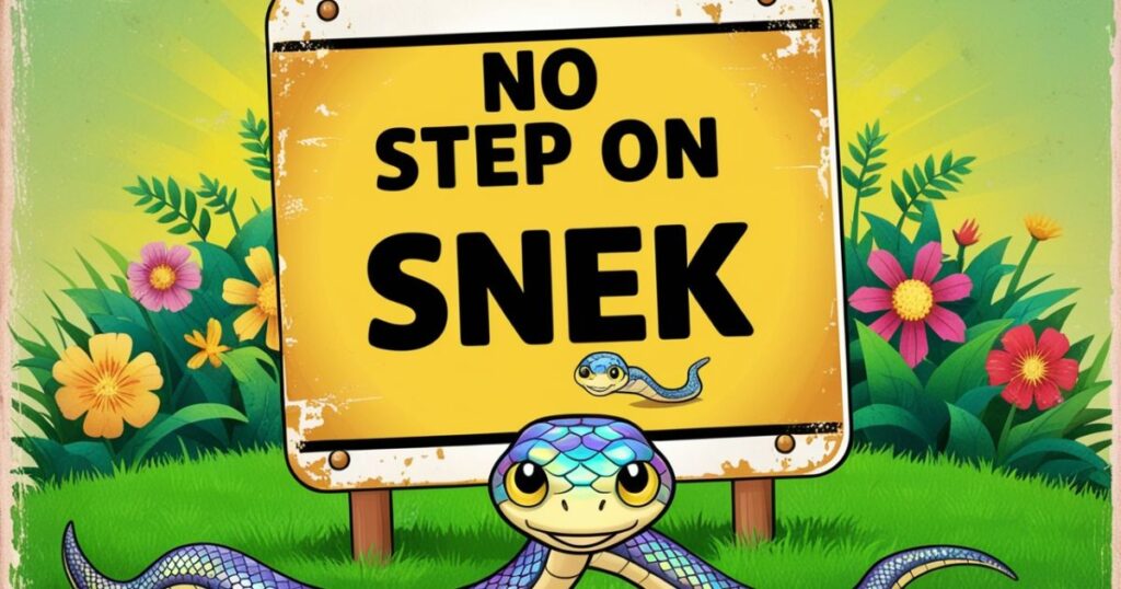 Examples of "No Step On Snek"