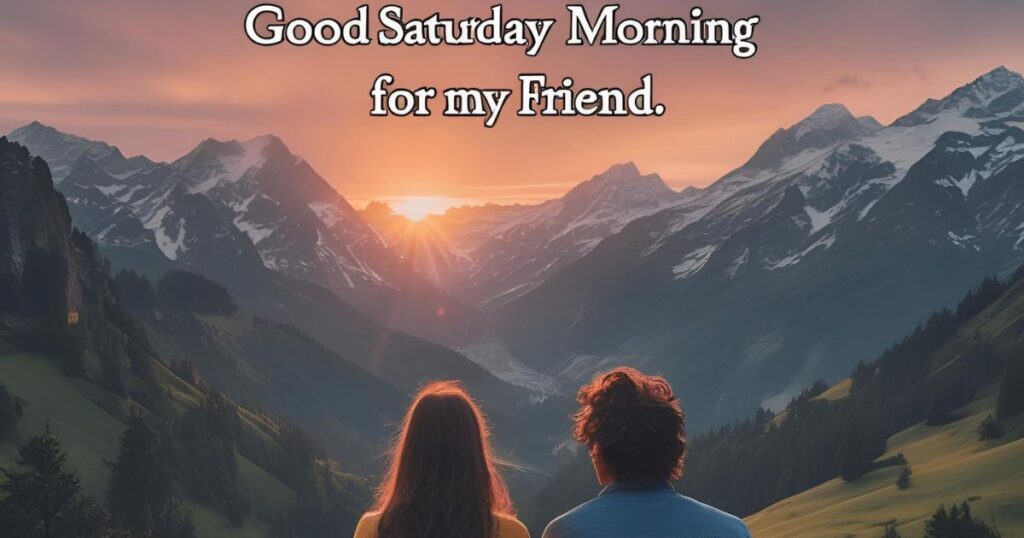 Good Saturday Morning Messages For Friend