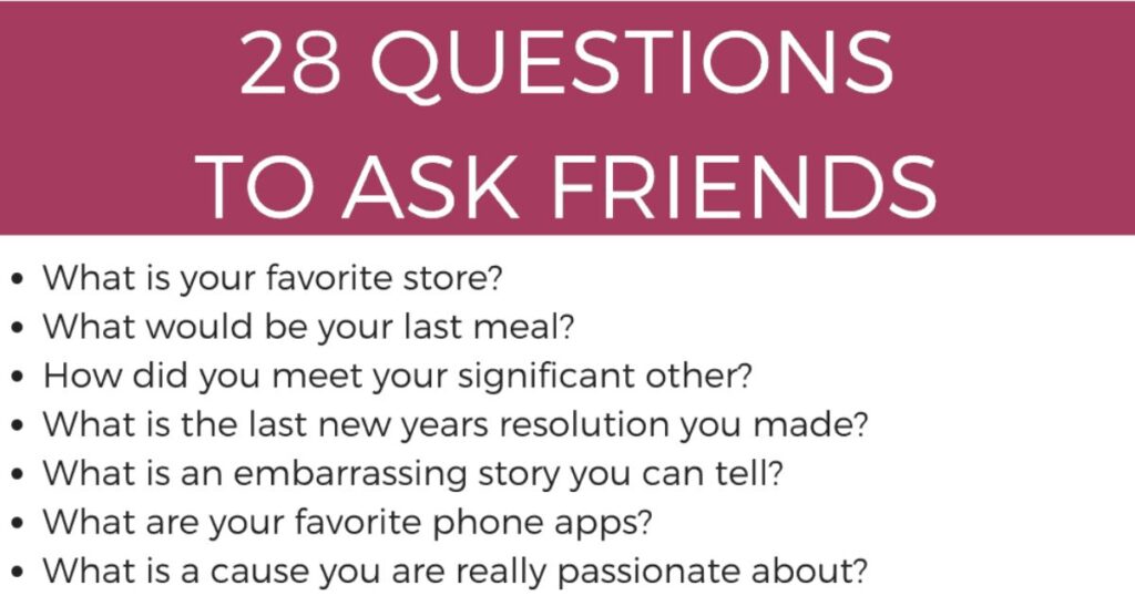 Questions To Get To Know Someone Frequently Asked Questions