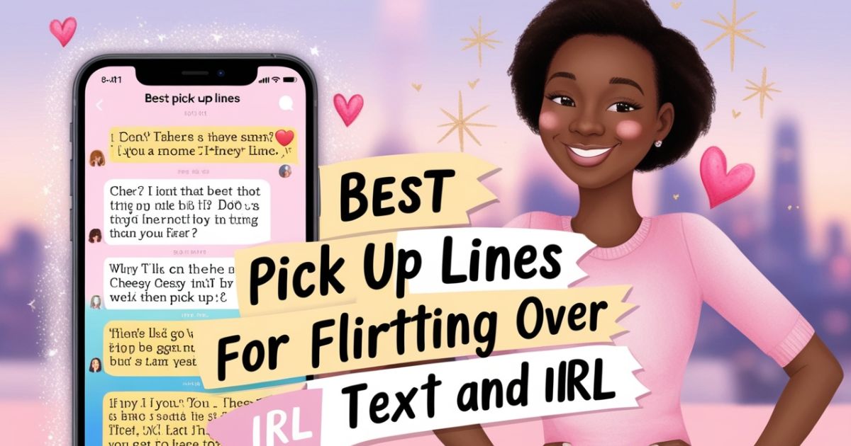 The 111 Best Pick Up Lines for Flirting Over Text and IRL